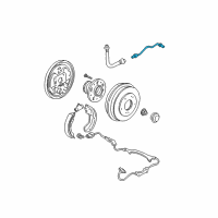 OEM 2001 Honda Odyssey Pipe E, L. Brake Diagram - 46361-S0X-000