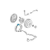 OEM Cylinder Assembly, Left Rear Wheel Diagram - 43301-S0X-003