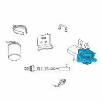 OEM Chrysler Sebring Pump-Leak Detection Diagram - 4891423AC