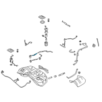 OEM Kia K900 Hose-Fuel Pump Diagram - 31127D2500