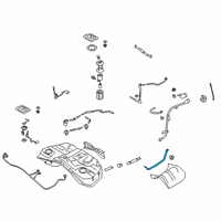 OEM 2020 Kia K900 Band Assembly-Fuel Tank Diagram - 31210J6000