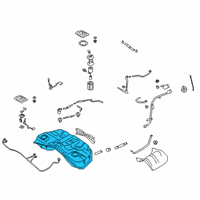 OEM Kia K900 Fuel Tank Assembly Diagram - 31150J6500