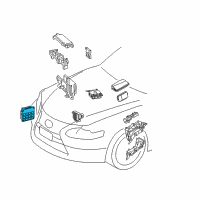 OEM Lexus IS250 Computer, Transmission Diagram - 89535-53100