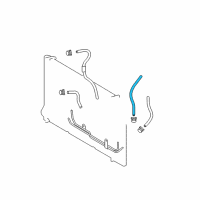 OEM 2012 Toyota Matrix Outlet Hose Diagram - 90445-A0004