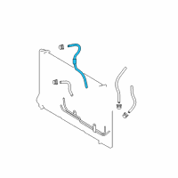 OEM Toyota Corolla Inlet Hose Diagram - 32943-02050