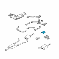 OEM Infiniti G35 INSULATOR-Heat, Rear Floor Diagram - 74763-JK000