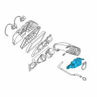 OEM 2004 Chevrolet Corvette Throttle Body Assembly (W/ Throttle Actuator) Diagram - 17113669