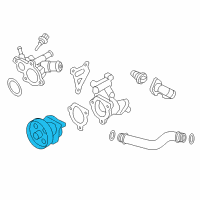 OEM Nissan Rogue Pump Assy-Water Diagram - 21010-3TA1B