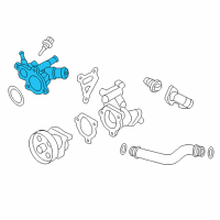 OEM 2015 Nissan Rogue Water Outlet Diagram - 11060-3TS0A