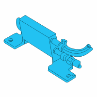 OEM Lincoln Power Steering Cooler Diagram - 4C5Z-3D746-AA