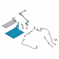 OEM 2020 BMW 745e xDrive Radiator High-Voltage.Batt.Bottom Left Diagram - 61-27-8-632-535