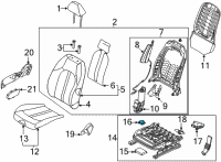 OEM 2021 Hyundai Sonata Unit-ODU(PODS) Diagram - 80702-L1000