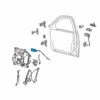 OEM 2004 Lincoln LS Handle, Inside Diagram - 6W4Z-5421818-A