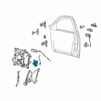 OEM 2003 Lincoln LS Latch Assembly Diagram - 3W4Z-5421813-AA