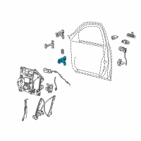 OEM 2005 Lincoln LS Upper Hinge Diagram - 6W4Z-5422800-A