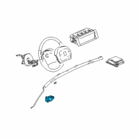 OEM 2005 Saturn Vue Sensor Asm, Inflator Restraint Side Imp Diagram - 10356448