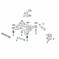 OEM 2016 Chevrolet Caprice Suspension Crossmember Front Bushing Diagram - 92457827