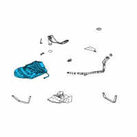 OEM 2007 Saturn Ion Fuel Tank Diagram - 25947828