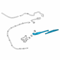 OEM Cadillac Rear Arm Diagram - 84220700