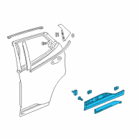 OEM 2021 Chevrolet Bolt EV Lower Molding Diagram - 42617378