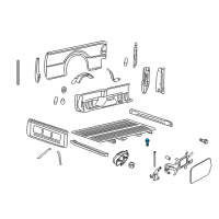 OEM 2014 Ford F-350 Super Duty Mount Bolt Diagram - -W714263-S902