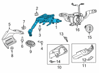 OEM Ram ProMaster 1500 Steering Diagram - 1ZP20JXWAB