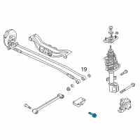 OEM 2001 Chevrolet Impala Trailing Arm Front Bolt Diagram - 22656154