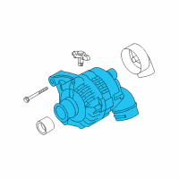 OEM BMW Z4 Exchange Alternator Diagram - 12-31-7-519-620