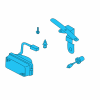 OEM 2000 Nissan Frontier Fog Lamp-LH Diagram - 26155-7Z025