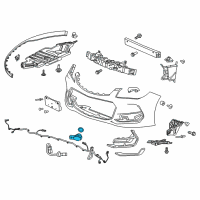 OEM 2022 Chevrolet Malibu Automatic Park Sensor Diagram - 23428269