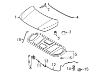 OEM 2022 Kia Seltos Cable Assembly-Hood LATC Diagram - 81190Q5100