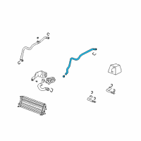 OEM 2009 Chevrolet Corvette Lower Hose Diagram - 15870559