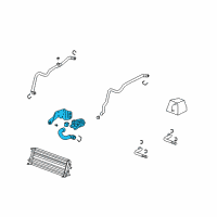 OEM 2009 Chevrolet Corvette Pump Asm-Charging Air Cooler Coolant Diagram - 15870574