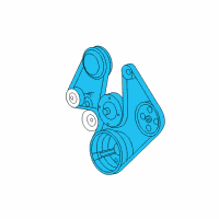 OEM 2010 Jeep Liberty Belt-SERPENTINE Diagram - 68038524AA