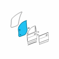 OEM Weatherstrip, Right Front Door Diagram - 72310-STX-A01