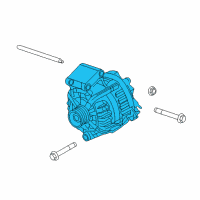 OEM 2017 Ford Fiesta Alternator Diagram - AE8Z-10346-A