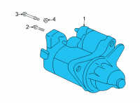 OEM 2022 Honda Civic STARTER MOTOR ASSY Diagram - 31200-5AG-Z01