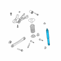 OEM 2013 Ford Mustang Shock Diagram - CR3Z-18125-B