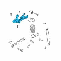 OEM 2011 Ford Mustang Upper Suspension Arm Diagram - BR3Z-5500-A