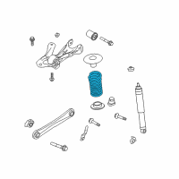OEM 2013 Ford Mustang Coil Spring Diagram - BR3Z-5560-A