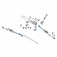 OEM 2015 Kia K900 Joint Assembly-Inner Ball Diagram - 577243T250
