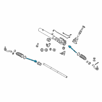 OEM 2017 Kia K900 Joint Assembly-Inner Ball Diagram - 577243T250