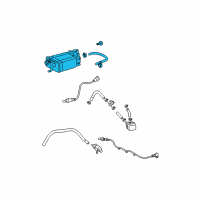 OEM Toyota Highlander Vapor Canister Diagram - 77740-48120