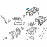 OEM 2020 Dodge Challenger Gasket-Intake PLENUM Diagram - 5281823AA