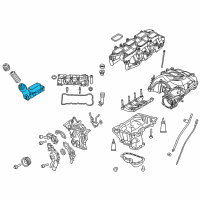 OEM Dodge Charger Engine Oil Filter Diagram - 68365925AD