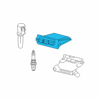 OEM Ford Escape ECM Diagram - 5L8Z-12A650-AC