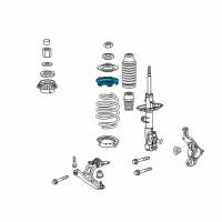 OEM 2016 Honda CR-Z Seat, FR. Spring Clip (Upper) Diagram - 51402-SLA-003