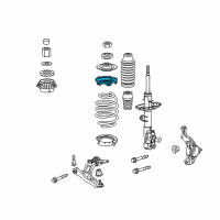 OEM 2012 Honda CR-Z Seat, FR. Spring Clip (Upper) Diagram - 51402-SLA-003