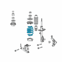 OEM 2014 Honda CR-Z Spring, Front Diagram - 51401-SZT-A51