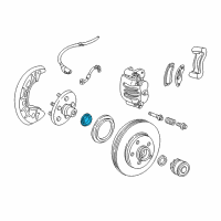 OEM 2001 Ford Ranger Front Seal Diagram - F87Z-1S190-AA